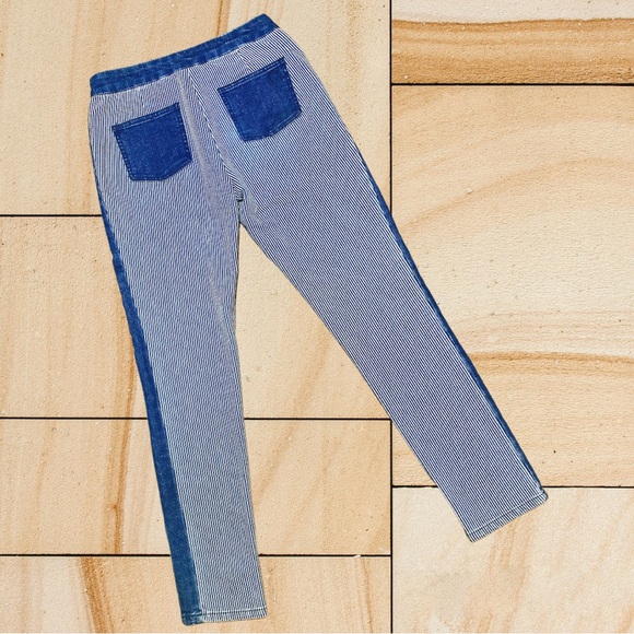 I Heart Ronson high-waisted pin-striped jeans - Picture 2 of 2